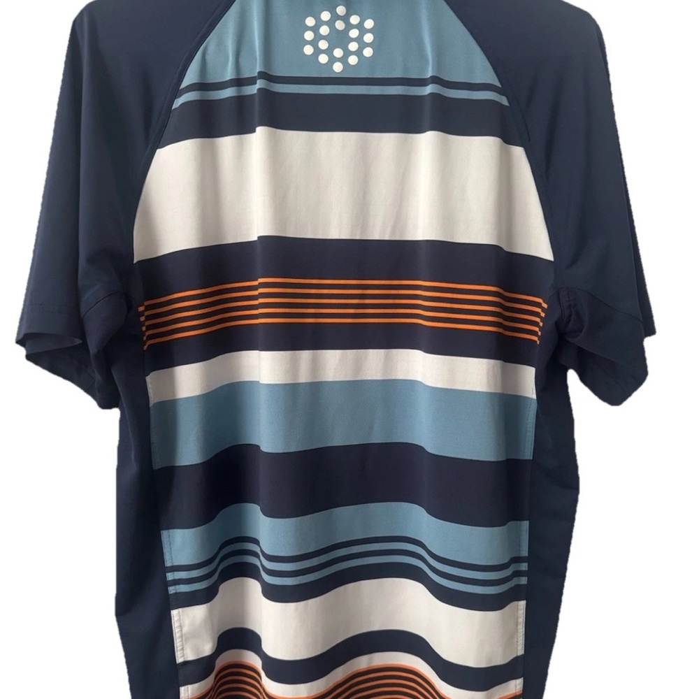 Puma Cobra Golf Cool Cell Navy Quick Dry Polo Mens Size Medium Multicolor - Picture 2 of 5